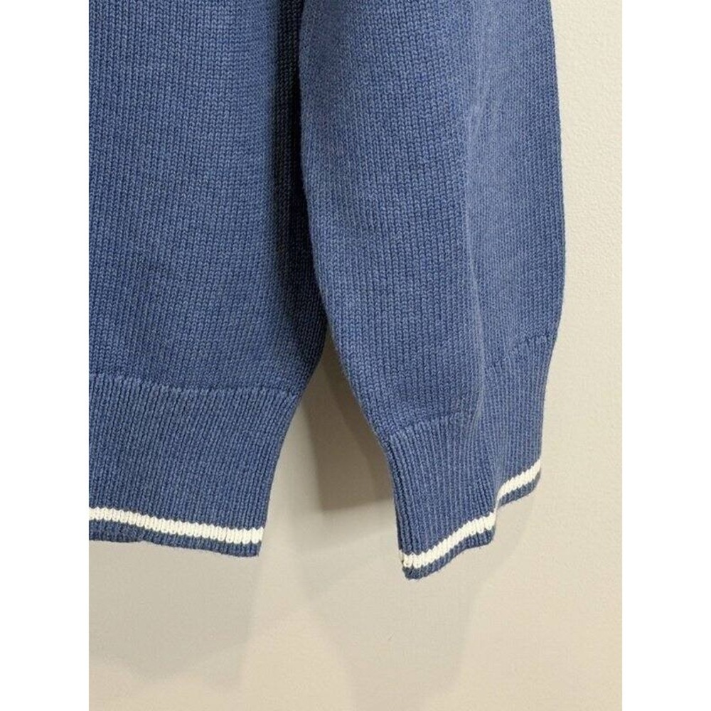 Brooks Brothers Supima Collection Mens Light Blue Sweater Sailboat New XXL - Picture 6 of 13